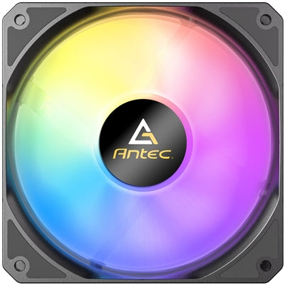 Antec P12R ARGB Reverse 120mm PWM Fan - Hydraulic Bearing, Black Antec P12R ARGB Reverse 120mm PWM Fan - Hydraulic Bearing, Black